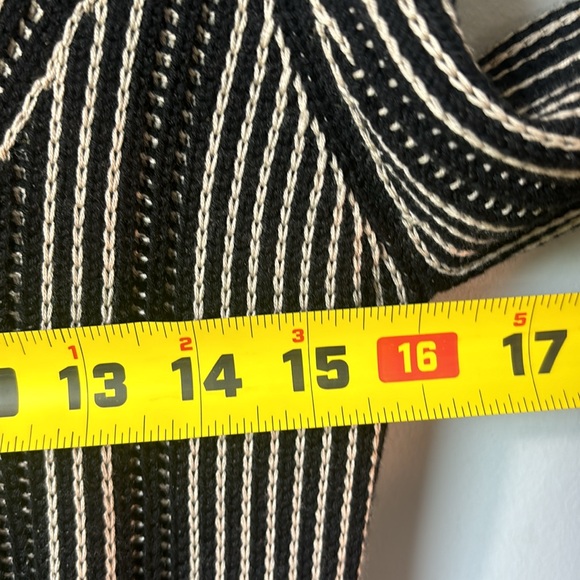 NWT MSSP Max Studio knit striped midi dress in size medium - Picture 6 of 8